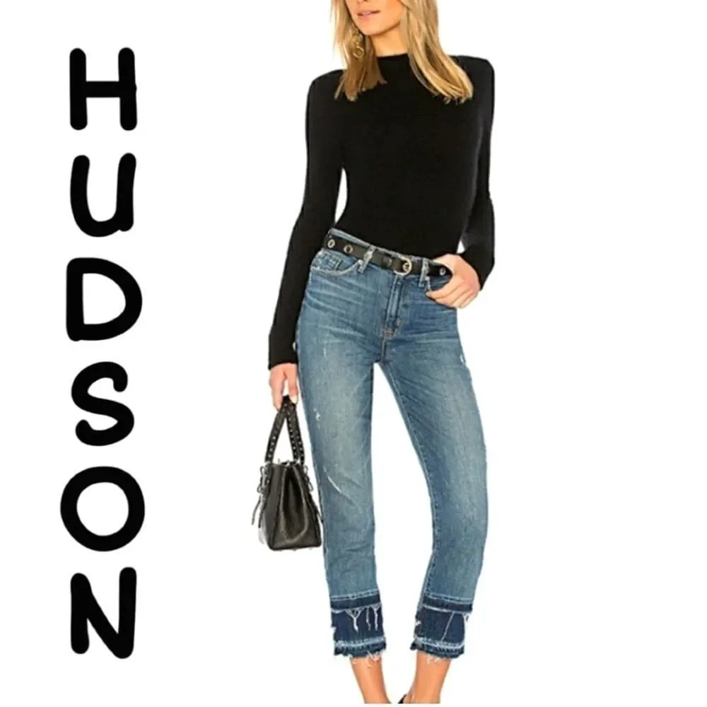 HUDSON Zoeey High Rise Straight Crop Double Step - Picture 4 of 4